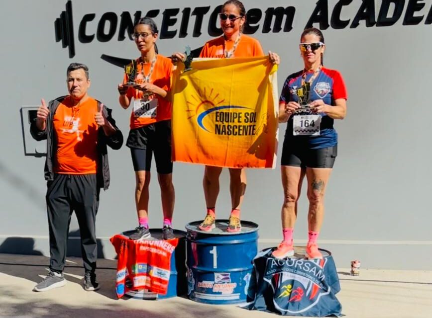 Equipe Sol Nascente se destaca em provas de atletismo no final de semana, em Minas Gerais