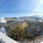 Incêndio em lote vago foi registrado no bairro Souza e Silva, em Formiga