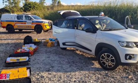 Mais de 450 celulares, anabolizante e perfumes: PM apreende contrabando em Santo Antônio do Monte