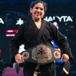 Formiguense Thalyta Silva defende cinturão e brilha no BJJ Stars, em São Paulo