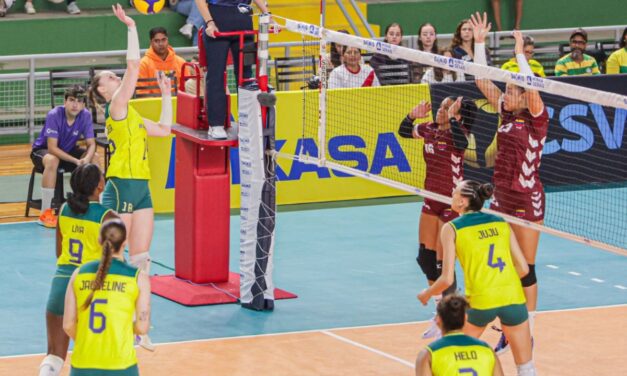 Em estreia da Copa América de Vôlei Feminino, Brasil domina o jogo e derrota a Venezuela