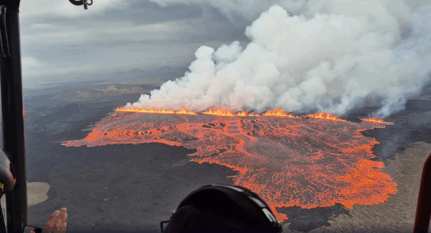 Vulcão entra em erupção pela 12ª vez em quatro anos na Islândia; veja