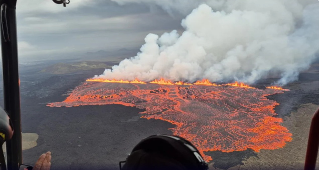 Vulcão entra em erupção pela 12ª vez em quatro anos na Islândia; veja
