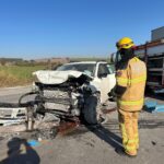 Grave acidente entre caminhonete e carreta mobiliza equipes de resgate na BR-354