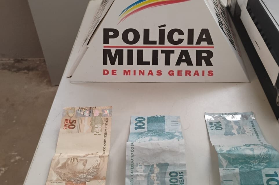 Polícia Militar prende casal por repassar notas falsas em Formiga