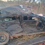 Colisão entre carro e rodotrem deixa mulher gravemente ferida na BR-354, em Formiga