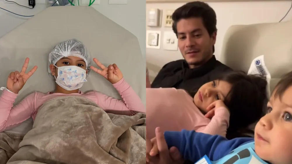 Arthur Aguiar comenta recuperação da filha após cirurgia e recebe críticas nas redes sociais