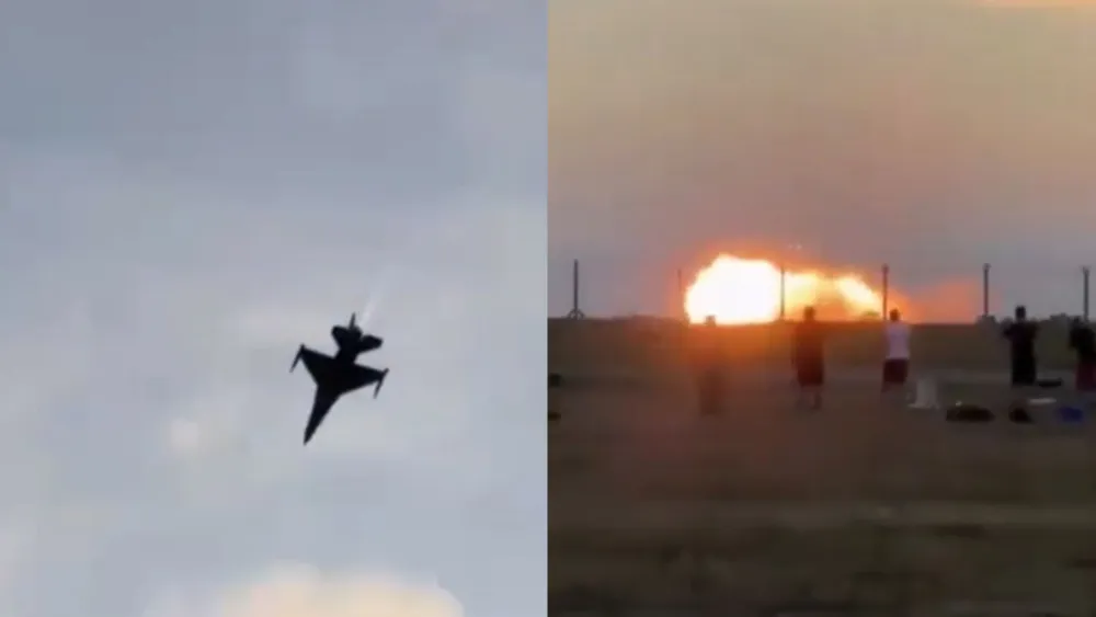 Piloto morre após queda de caça F-16 durante treinamento para show aéreo na Polônia