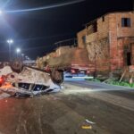 Carro capota e deixa uma vítima fatal e dois feridos no Anel Rodoviário de BH