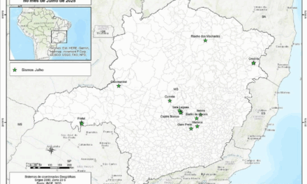 Minas Gerais registra 28 tremores de terra em julho, segundo Unimontes