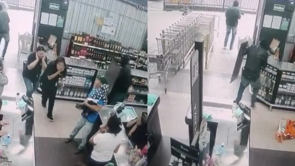 Criminosos com uniformes falsos da Polícia Civil assaltam carro-forte em Osasco