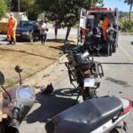 Colisão entre motos deixa dois feridos em Campo Belo
