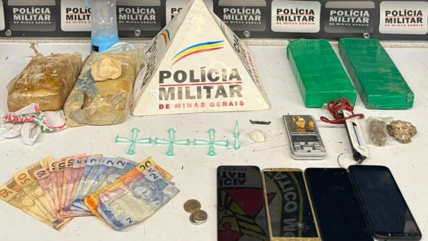 Trio é preso por tráfico de drogas em Divinópolis