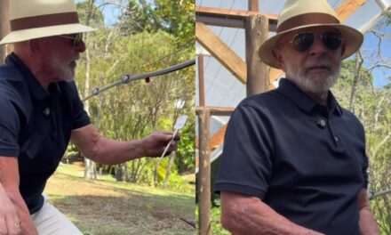 ‘Estou plantando comida, não ódio’: Lula manda recado a Trump do seu jardim