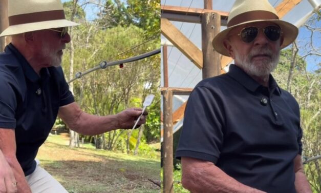 ‘Estou plantando comida, não ódio’: Lula manda recado a Trump do seu jardim