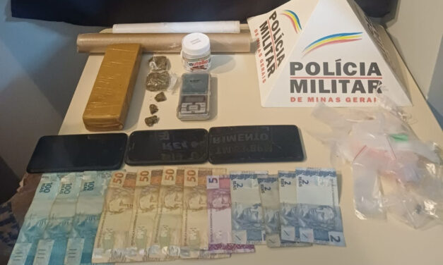 PM prende três suspeitos e apreende drogas em operação contra o tráfico em Formiga