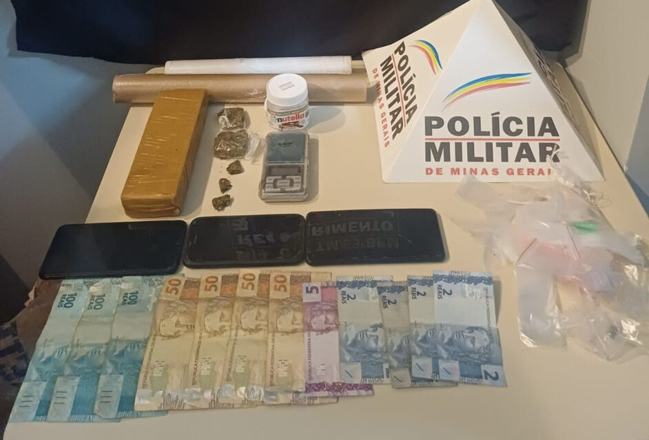 PM prende três suspeitos e apreende drogas em operação contra o tráfico em Formiga