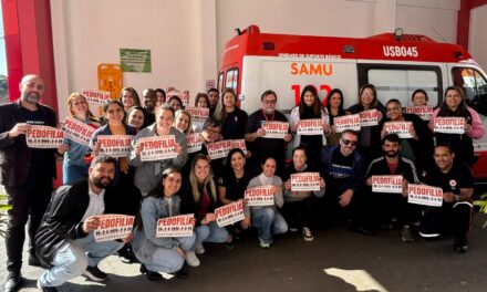 SAMU estampa adesivos da campanha “Todos Contra a Pedofilia” em 50 Ambulâncias no Centro-Oeste de Minas