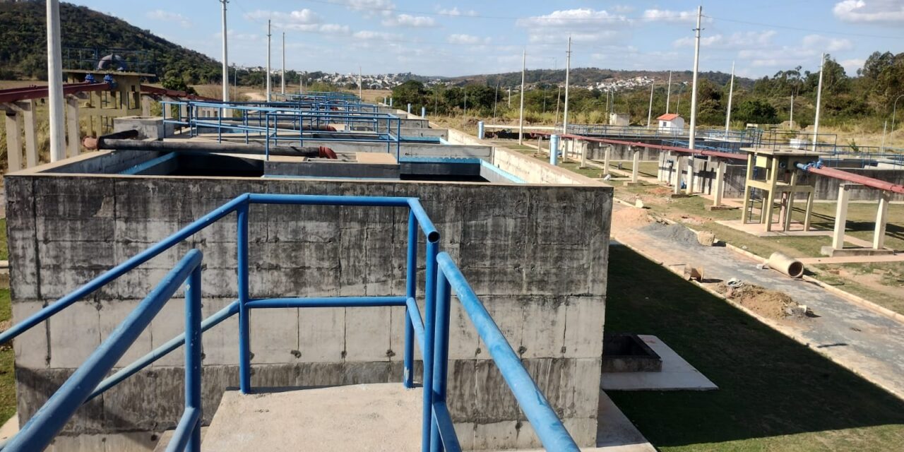 Prefeitura de Formiga avança com obras na Estação de Tratamento de Esgoto