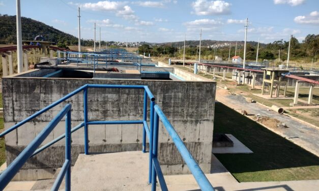Prefeitura de Formiga avança com obras na Estação de Tratamento de Esgoto