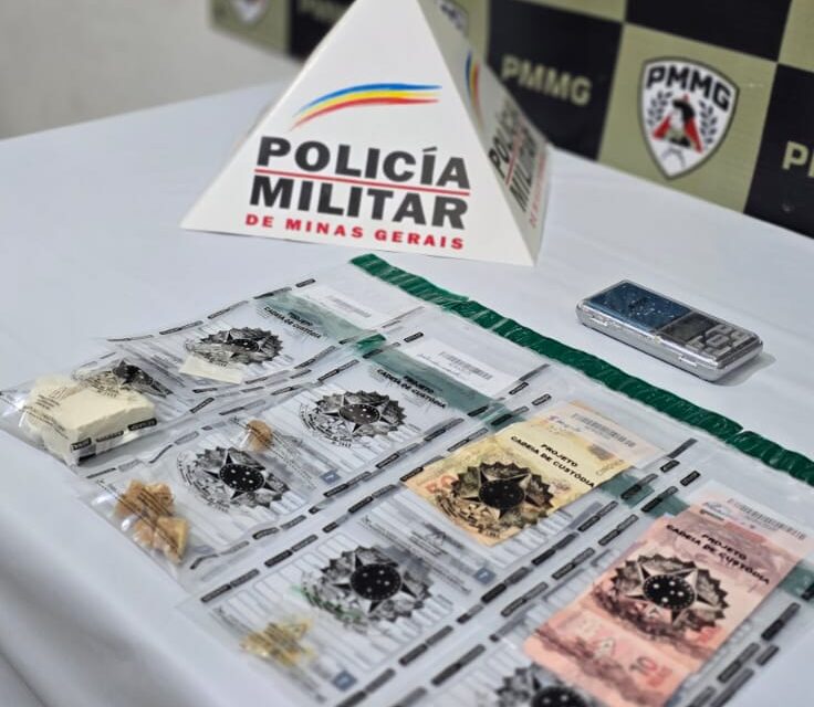 PM prende dois homens por tráfico de drogas e corrupção de menores em Arcos