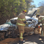 Acidente com três veículos deixa um idoso morto e duas mulheres feridas na MGC-135, em Montes Claros