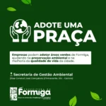 Prefeitura de Formiga abre chamamento público para adoção de áreas verdes