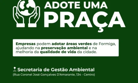 Prefeitura de Formiga abre chamamento público para adoção de áreas verdes