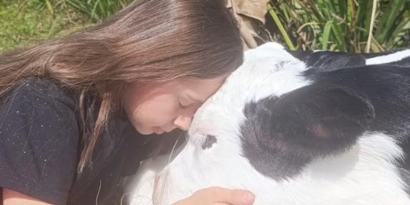 Menina compra bezerro com R$ 50 e afirma: ‘’Não vai virar churrasco’’