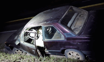 Condutor embriagado bate em barranco e é preso na MG-050, em Divinópolis