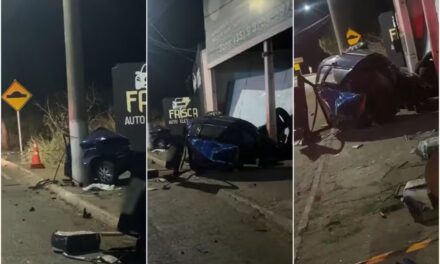 Motorista morre após colisão durante perseguição policial em Minas