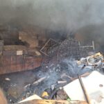Cozinha pega fogo e mobiliza Corpo de Bombeiros, em Formiga