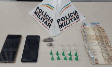 Polícia flagra venda de drogas e prende dois homens em Santo Antônio do Monte
