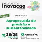 Formiga recebe etapa do Circuito Mineiro de Inovação no Agro com foco em sustentabilidade e tecnologia