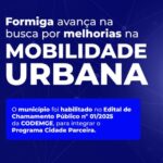 Formiga avança em infraestrutura ao ser habilitada em edital da Codemge