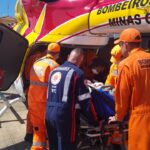 Paciente com queimaduras graves é transferida por helicóptero em operação conjunta entre serviços de saúde e resgate