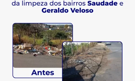 Prefeitura de Formiga realiza limpeza em bairros e reforça apelo por colaboração da população