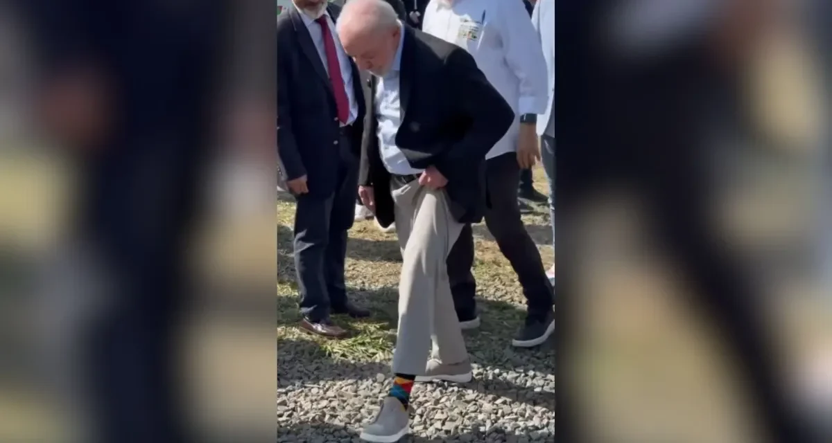 Lula ironiza uso de tornozeleira eletrônica: “Eu tenho meia bonita”
