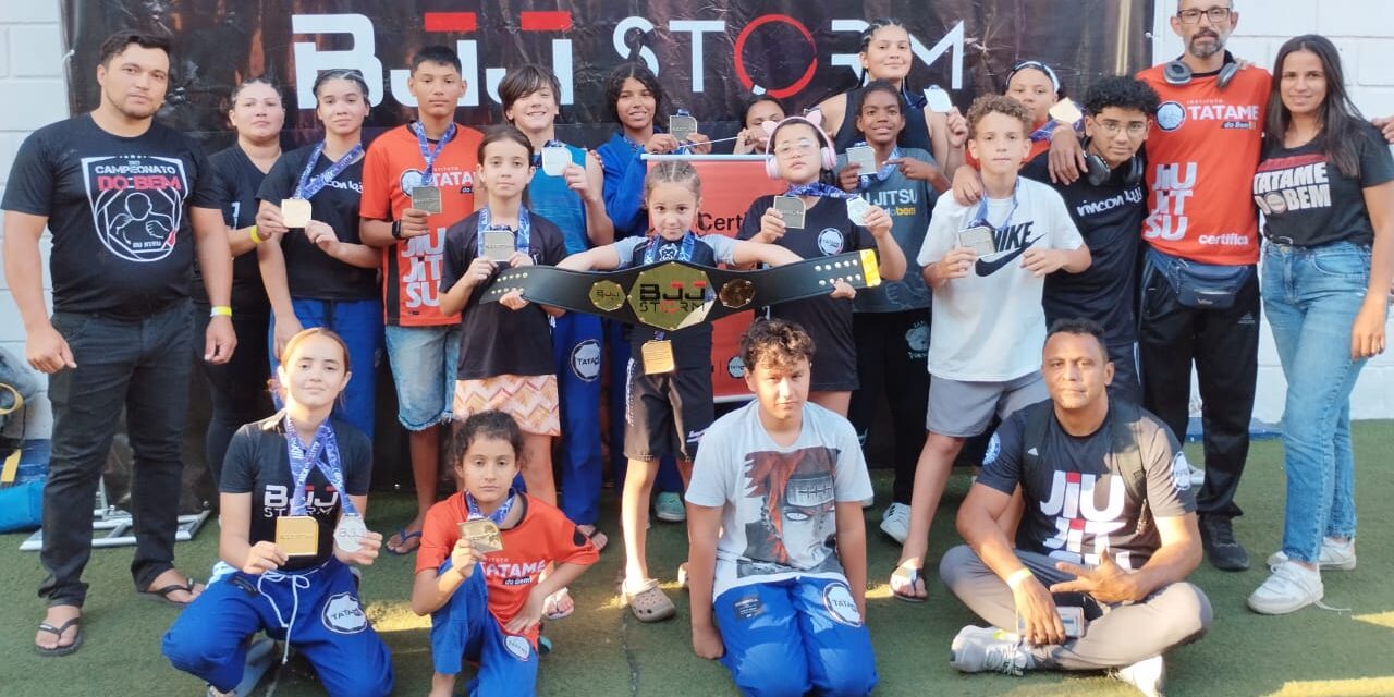 Tatame do Bem comemora 3 cinturões e 18 medalhas, conquistados nesse final de semana no BJJ Storm XIII em Belo Horizonte