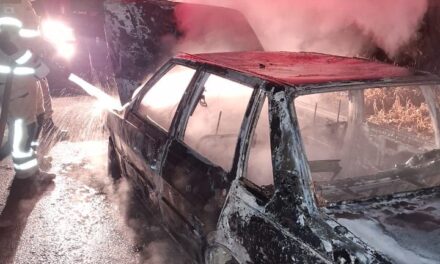 Incêndio destrói veículo na BR-332 entre Santo Antônio do Amparo e Bom Sucesso