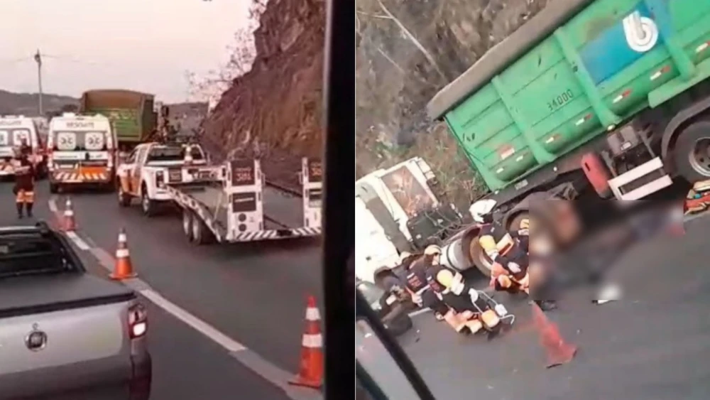 Motociclista morre em colisão na BR-381, em Ravena
