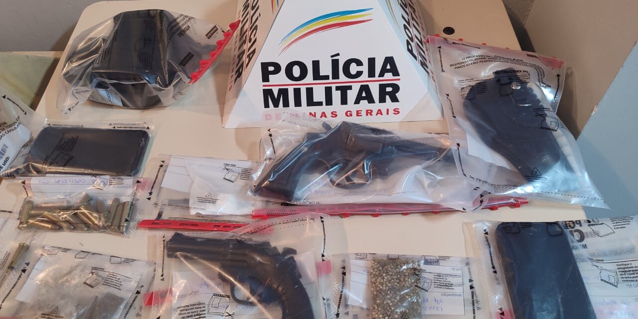 Homem é preso com arma de fogo e drogas após disparos em via pública em Formiga