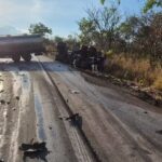 Colisão frontal na BR-262 entre Nova Serrana e Bom Despacho deixa um morto e quatro feridos