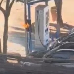 Estação de recarga de carro elétrico pega fogo em Águas Claras