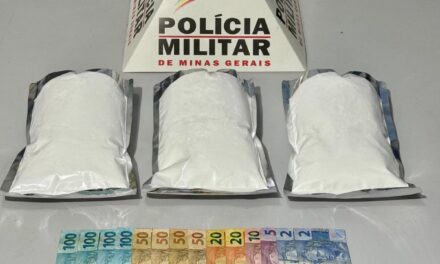 PM apreende três quilos de cocaína em operação no Vale do Aço