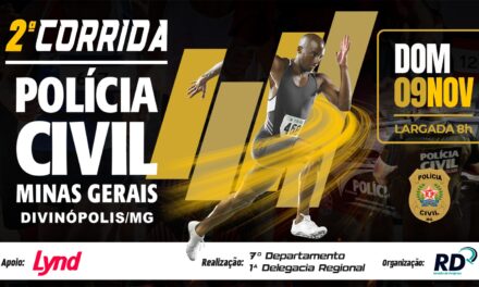 Polícia Civil de Minas Gerais promoverá 2ª Corrida em Divinópolis no dia 9 de novembro