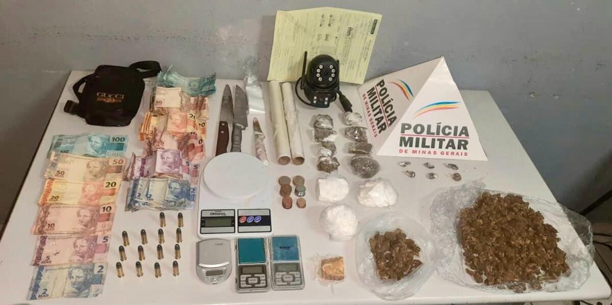 Três pessoas são presas por tráfico de drogas em Patos de Minas