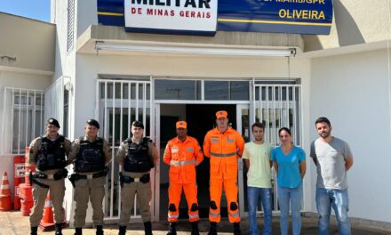 Corpo de Bombeiros e Polícia Militar realizam operação de fiscalização integrada em Oliveira e Campo Belo