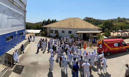 Laticínios Bom Destino realiza treinamento de emergência em Oliveira