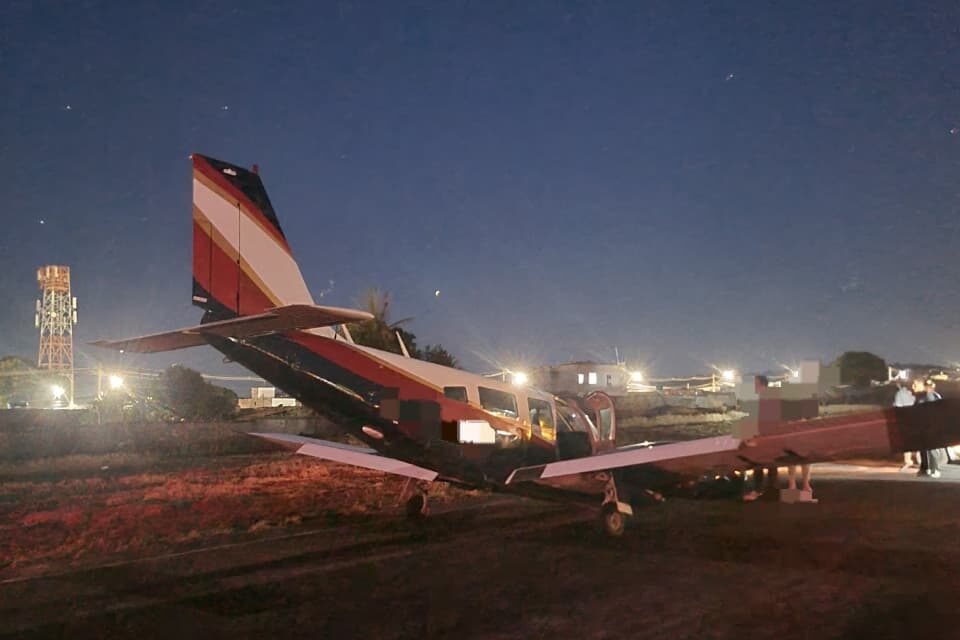 Aeronave realiza pouso de emergência após falha no trem de pouso em Pará de Minas